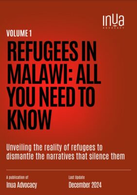 Red book cover for Refugee Guide